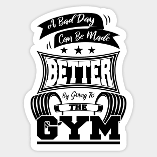 Going To The Gym Sticker